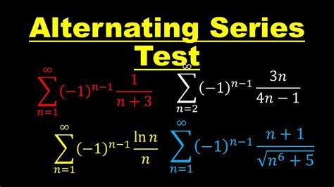 So the best in the exercise 30 part says that we have a serie well, general term that day in we know it verges If when we calculate the dreamy Oh, in a N that is a final number that it's not Cyril. . Alternating series test calculator with steps